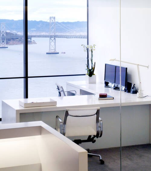 Ironwood SF office with bridge view